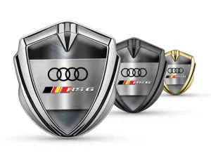 Audi Emblema Fender Badge Forza Max Alta Qualità